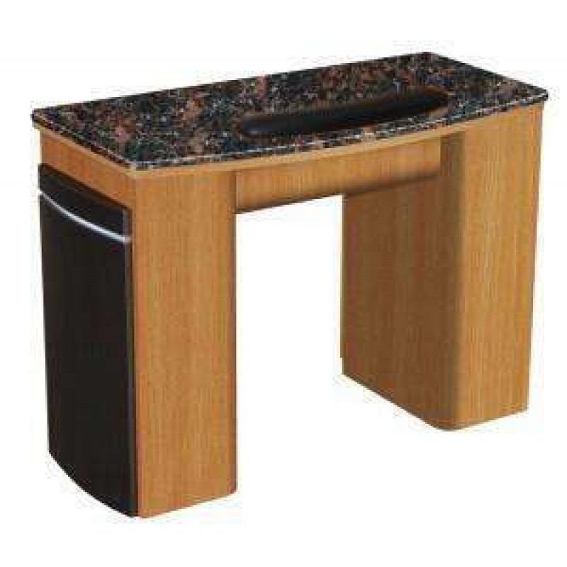 Lexor, Nail Table w. Marble Top & Space for UV Light, 97106 (NOT Included Shipping Charge) 